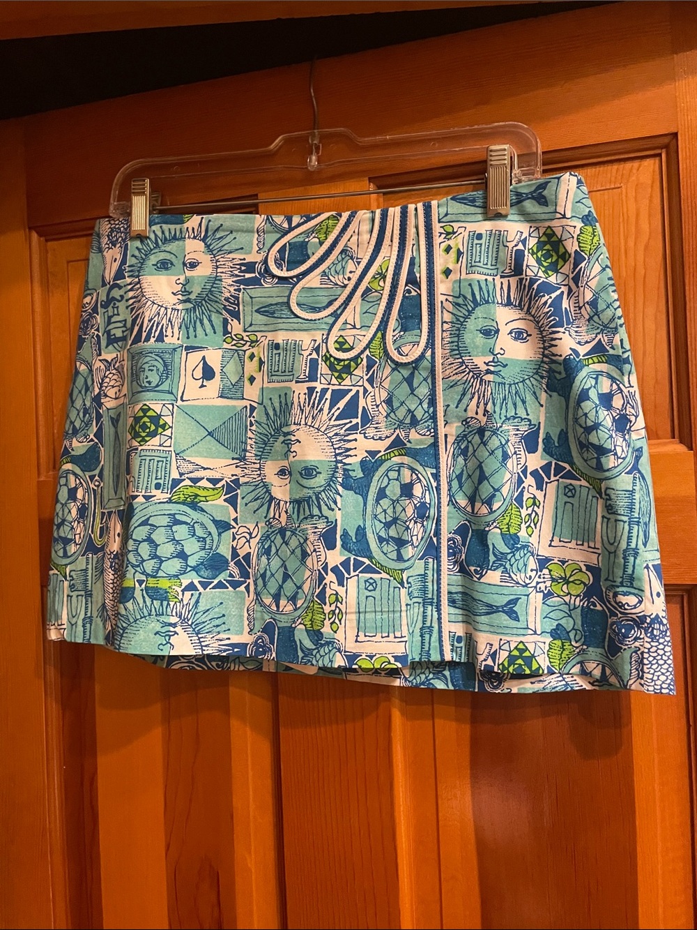 NWOT Lilly Pulitzer Michelina Harlillyquin Mini Skort size 8